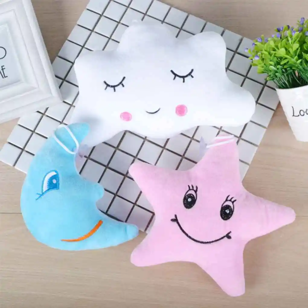 Lady Girls Women Moon Star Cloud Shape Emoticon Short Plush Throw Pillow Nap Pillow Cute Dolls Pendant
Lady Girls Women Moon Star Cloud Shape Emoticon Short Plush Throw Pillow Nap Pillow Cute Dolls Pendant