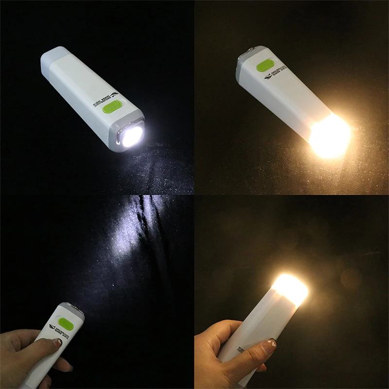 

2 In 1 Outdoor 3W Mini LED High Light Flashlight USB Rechargeable Portable Camping Waterproof Far Range Flashlight Nightlight