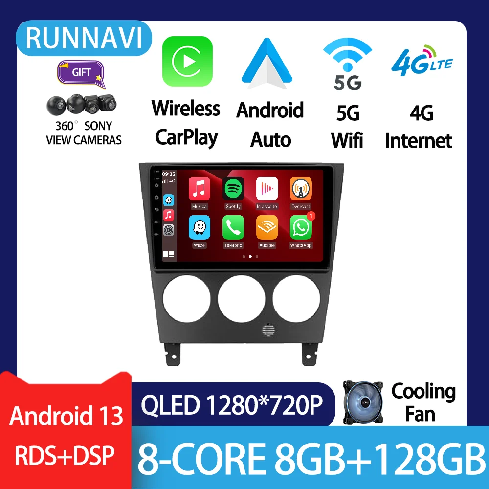 

Android 13 для Subaru Impreza GD GG 2002-2007 автомобильное радио, стерео, мультимедийный видеоплеер, навигация GPS, беспроводное головное устройство Carplay