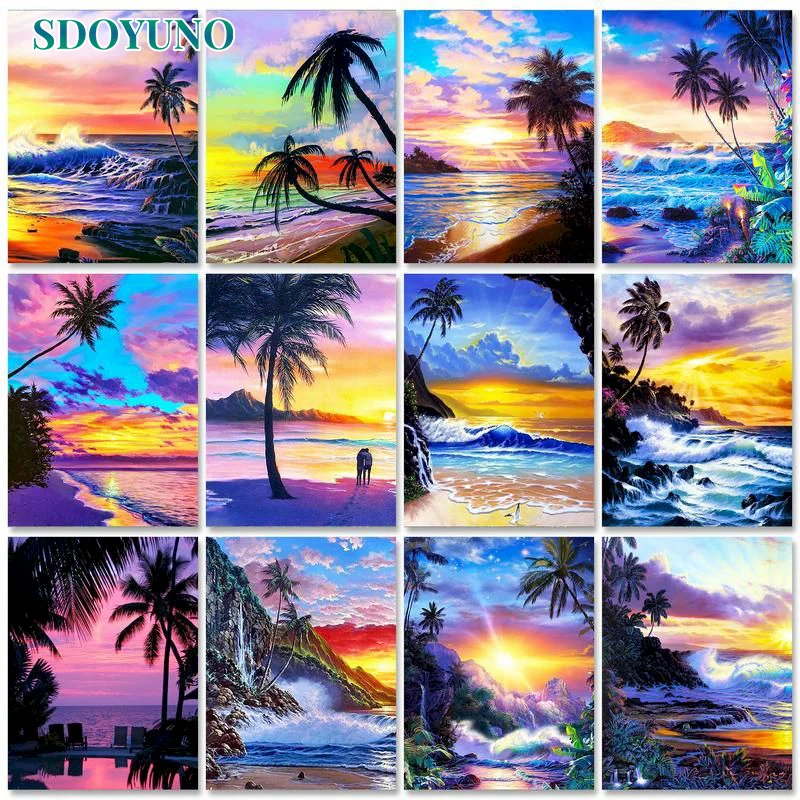 SDOYUNO Interior Painting by numbers Original Gifts Paint for painting Seascape DIY Coloring by numbers For Adults Scenery Home
SDOYUNO Interior Painting by numbers Original Gifts Paint for painting Seascape DIY Coloring by numbers For Adults Scenery Home