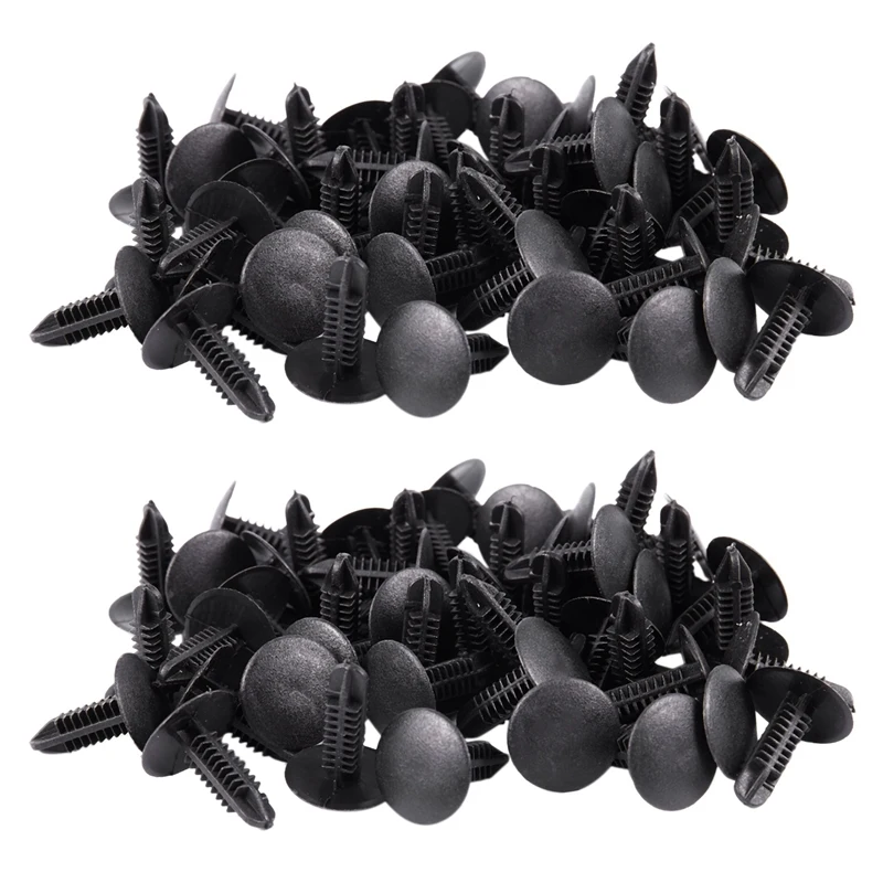 5mm x 5mm Hole Dia Black Plastic Rivets Fastener Push Clips 96 Pcs
5mm x 5mm Hole Dia Black Plastic Rivets Fastener Push Clips 96 Pcs