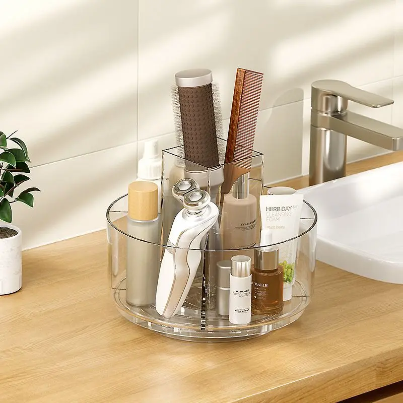 360 Rotating Dustproof Cosmetic Storage Box PET Material Transparent Visible Detachable Makeup Brush Lipstick Eyeshadow Shelving
360 Rotating Dustproof Cosmetic Storage Box PET Material Transparent Visible Detachable Makeup Brush Lipstick Eyeshadow Shelving