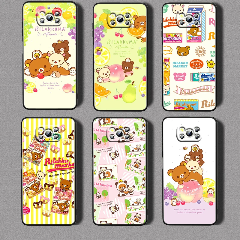 Love Cute Rilakkuma For Xiaomi Civi Mi Poco X3 NFC F3 GT M4 M3 M2 X2 F2 Pro C3 F1 Silicone Shell Capa Black Phone Case 
Love Cute Rilakkuma For Xiaomi Civi Mi Poco X3 NFC F3 GT M4 M3 M2 X2 F2 Pro C3 F1 Silicone Shell Capa Black Phone Case