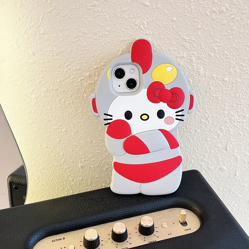 Sanrio Hello Kitty Ultramans 3D Stereoscopic Phone Cases For iPhone 14 13 12 11 Pro Max XR Plus Soft Silicone Drop-proof Cover
Sanrio Hello Kitty Ultramans 3D Stereoscopic Phone Cases For iPhone 14 13 12 11 Pro Max XR Plus Soft Silicone Drop-proof Cover