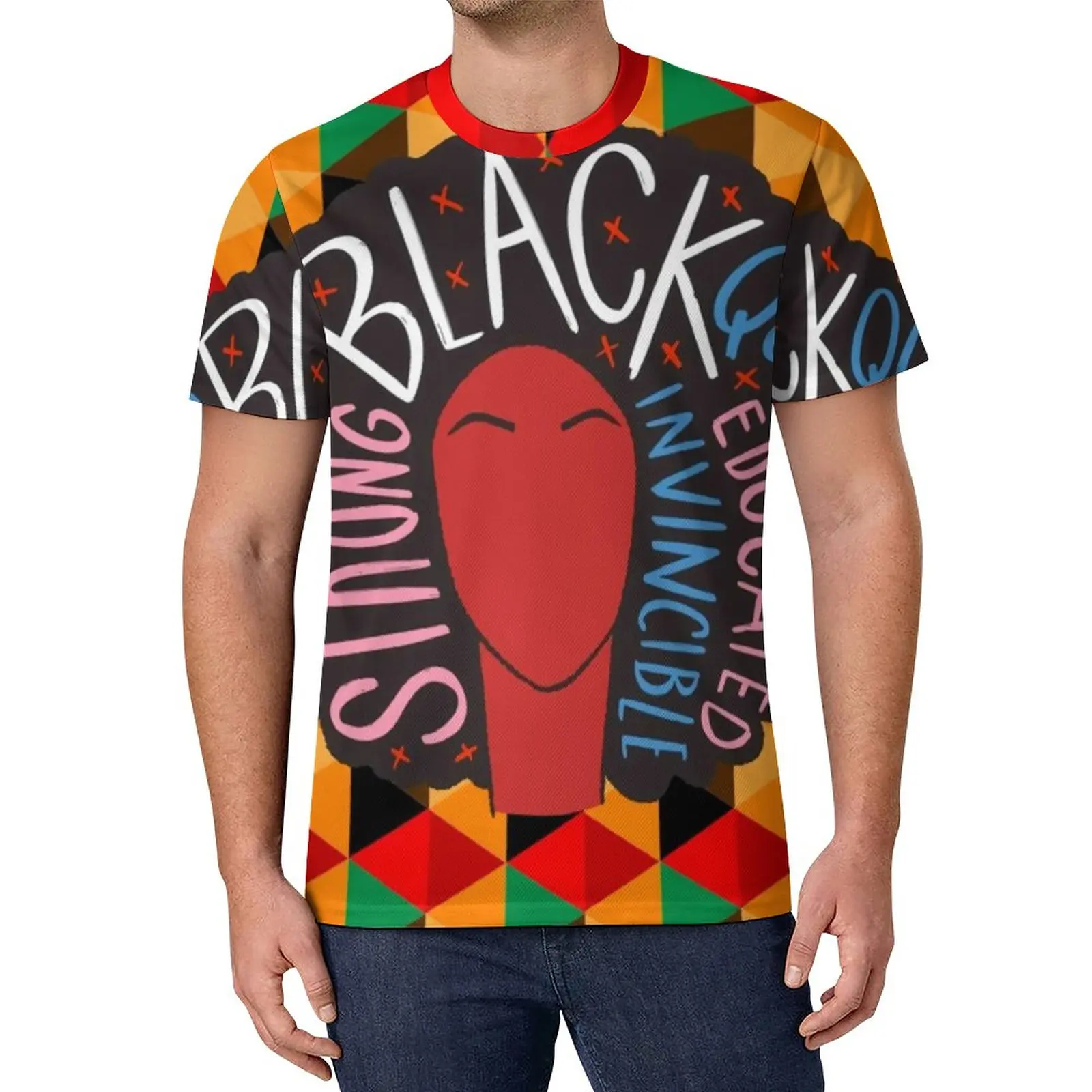 Black African Woman T Shirt Queen Print Hippie T-Shirts Aesthetic Tshirt Summer Short Sleeves Graphic Tees
Black African Woman T Shirt Queen Print Hippie T-Shirts Aesthetic Tshirt Summer Short Sleeves Graphic Tees