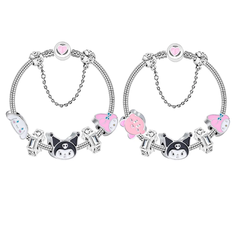 Anime Kawaii Cartoon Kuromi Fashion Love Poped Diy Beaded Bracelet Cute Kuromi Series Bracelet Valentine's Day Birthday Gift
Anime Kawaii Cartoon Kuromi Fashion Love Poped Diy Beaded Bracelet Cute Kuromi Series Bracelet Valentine's Day Birthday Gift