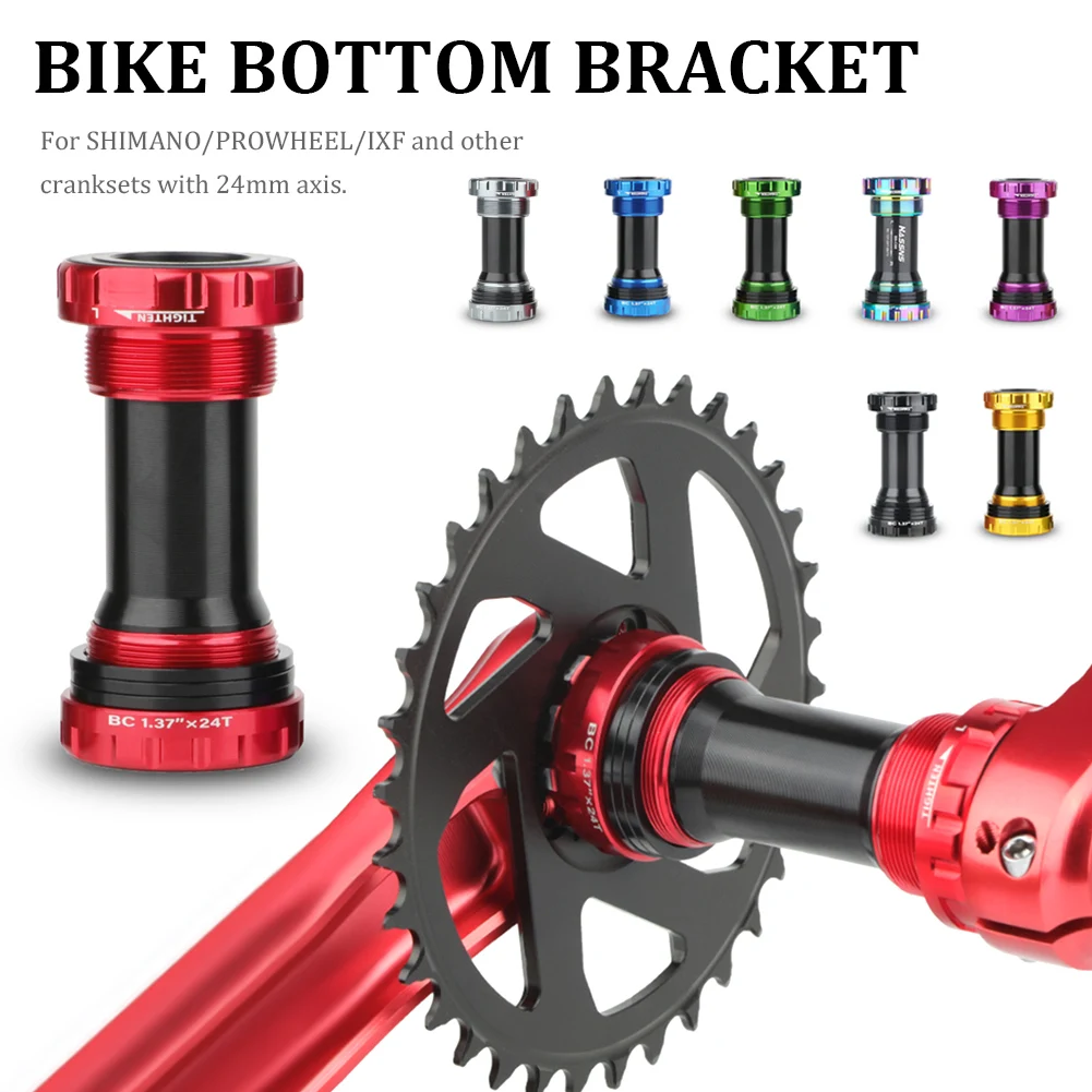 M68 Screw-In Bottom Bracket MTB Road Bike Hollow Bottom Bracket 2 Bearing BSA Threaded Crank For Shimano IXF PROWHEEL Axle Parts 
M68 Screw-In Bottom Bracket MTB Road Bike Hollow Bottom Bracket 2 Bearing BSA Threaded Crank For Shimano IXF PROWHEEL Axle Parts