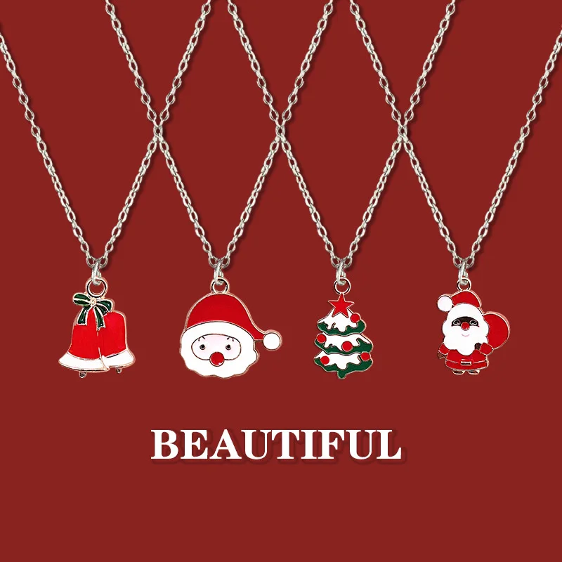 Christmas necklace Santa Claus net red gift sweet female lovely boudoir sweater chain ornaments New Year's Day
Christmas necklace Santa Claus net red gift sweet female lovely boudoir sweater chain ornaments New Year's Day
