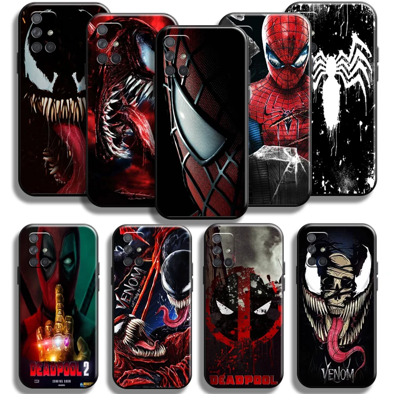 Marvel Venom Spiderman Deadpool For Samsung Galaxy A71 A71 5G Phone Case Coque Shockproof Liquid Silicon Funda Cover Black Back
Marvel Venom Spiderman Deadpool For Samsung Galaxy A71 A71 5G Phone Case Coque Shockproof Liquid Silicon Funda Cover Black Back