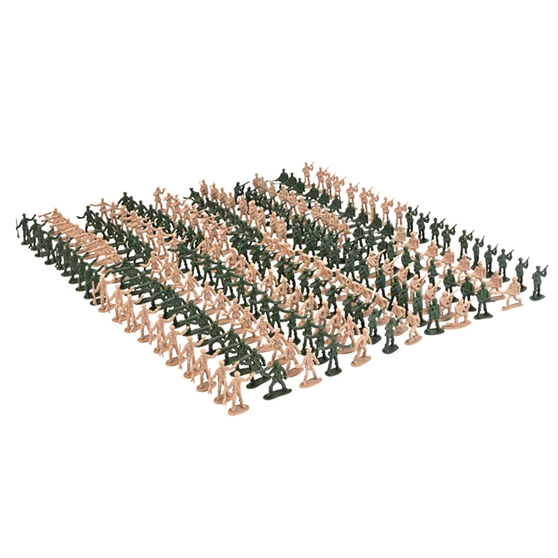 360Pcs/Set 1/72 DIY Simulation Plastic Soldiers Figurine Figures Model Mini Soldier Figures Sand Table Accessories 
360Pcs/Set 1/72 DIY Simulation Plastic Soldiers Figurine Figures Model Mini Soldier Figures Sand Table Accessories