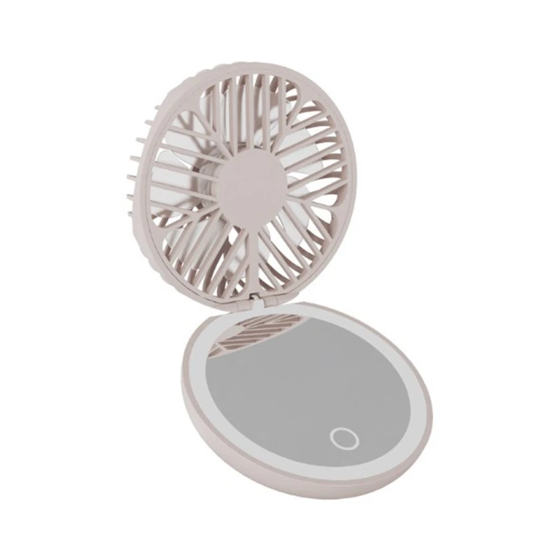 Portable Makeup Mirror, Portable Mini Mirror With Light, Silent Fan, Foldable Mirror
Portable Makeup Mirror, Portable Mini Mirror With Light, Silent Fan, Foldable Mirror