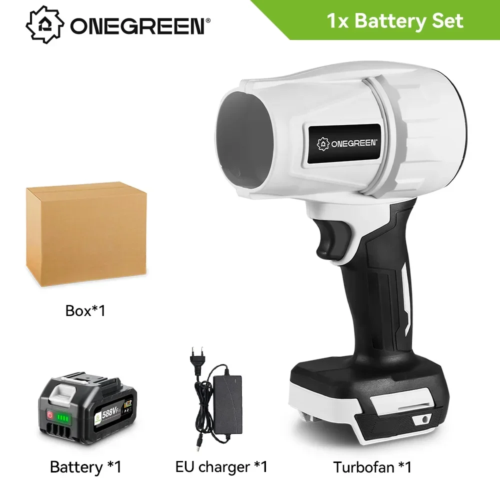 ONEGREEN Турбовентилятор 2000 Вт для Makita 18 В
ONEGREEN Турбовентилятор 2000 Вт для Makita 18 В