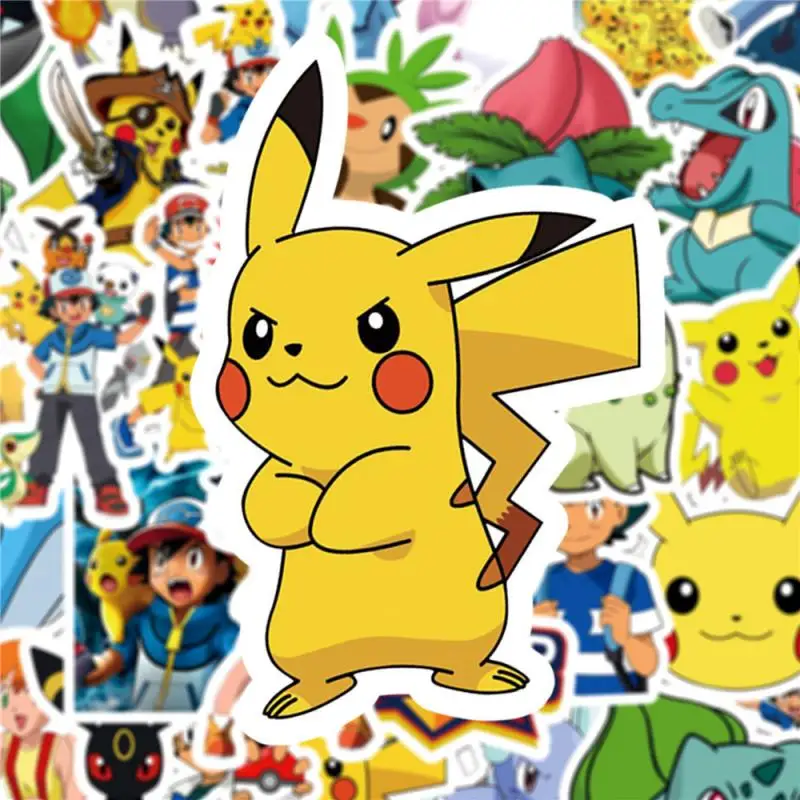 50Pcs Pokemon Anime Stickers Pocket Monster Pikachu Backpack Cartoon Pvc Waterproof Graffiti Decals Children Toy Christmas Gift
50Pcs Pokemon Anime Stickers Pocket Monster Pikachu Backpack Cartoon Pvc Waterproof Graffiti Decals Children Toy Christmas Gift