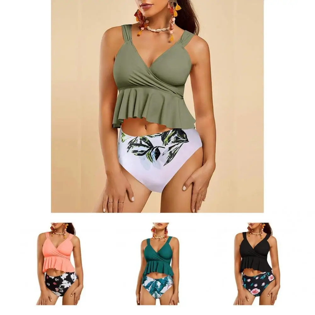 Two-piece 2Pcs/Set Stylish Printed Slim Swimwear Summer Swimsuit V Neck for Spa
Two-piece 2Pcs/Set Stylish Printed Slim Swimwear Summer Swimsuit V Neck for Spa