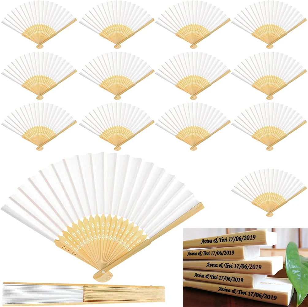 Hand Held Fan Blank White DIY Paper Bamboo Folding Fans for printing name personalization Fans For Wedding Party Decor Wed Gifts
Hand Held Fan Blank White DIY Paper Bamboo Folding Fans for printing name personalization Fans For Wedding Party Decor Wed Gifts