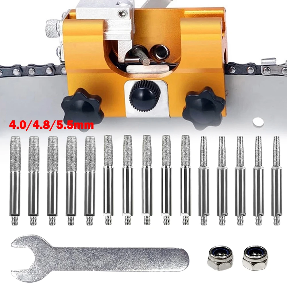 6pcs/set Chainsaw Sharpener Grinding Head Wrench Nut 4/4.8/5.5mm Saw Jig Sharpening Head For Portable Hand Chain Grinder
6pcs/set Chainsaw Sharpener Grinding Head Wrench Nut 4/4.8/5.5mm Saw Jig Sharpening Head For Portable Hand Chain Grinder