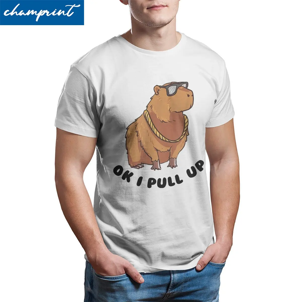 Vintage Capybara T-Shirts for Men Crew Neck 100% Cotton T Shirt Ok I Pull Up Animal Short Sleeve Tee Shirt 6XL Clothing
Vintage Capybara T-Shirts for Men Crew Neck 100% Cotton T Shirt Ok I Pull Up Animal Short Sleeve Tee Shirt 6XL Clothing