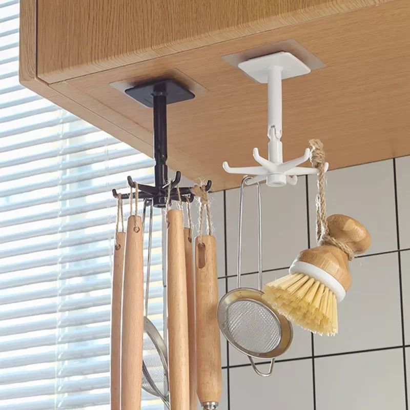 Universal Kitchen Hook Multi-Purpose 360 Degrees Rotated Rotatable Six-claw Rack Organizer Storage Spoon Hanger Accessories
Universal Kitchen Hook Multi-Purpose 360 Degrees Rotated Rotatable Six-claw Rack Organizer Storage Spoon Hanger Accessories