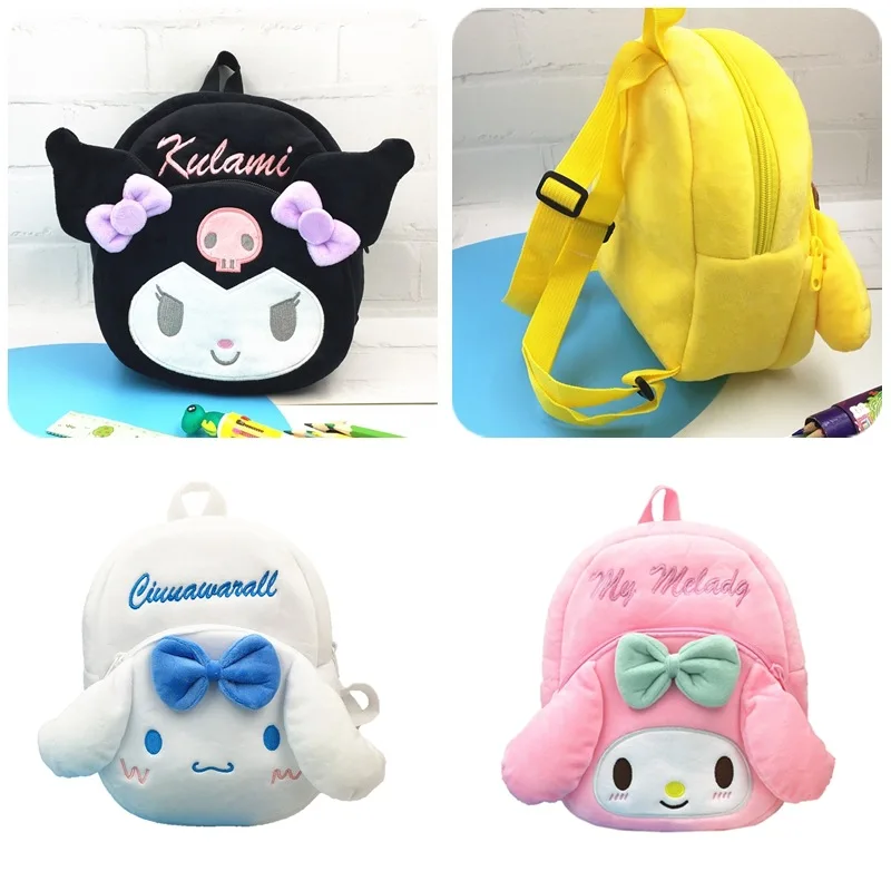 25Cm Sanrioed Anime Cinnamoroll Kawaii Kids Cute Mini Plush Backpack Cartoon Kuromi My Melody Hello Kittys Kids Bag
25Cm Sanrioed Anime Cinnamoroll Kawaii Kids Cute Mini Plush Backpack Cartoon Kuromi My Melody Hello Kittys Kids Bag