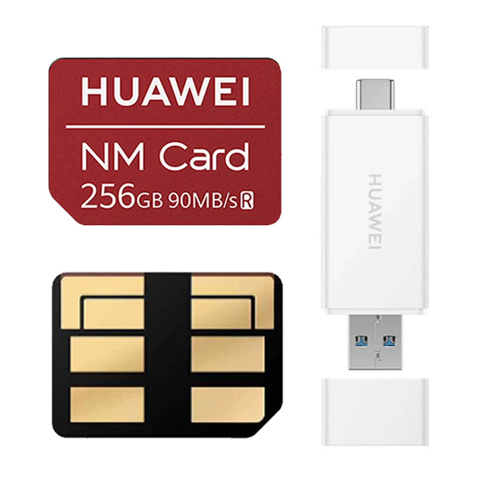NM-карта для Huawei 256 ГБ 90 МБ/с. Nano подходит P30/Pro Mate20/X/Pro USB3.1 Gen 1 Mamory Card - купить по