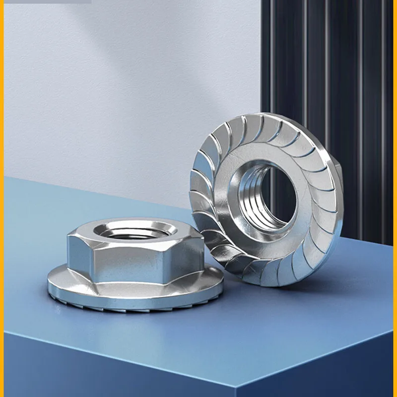 10Pcs Hexagon Flange Nuts M3 M4 M5 M6 M8 M10 M12 304 Stainless Steel Hex Hexagon Locking Nut Serrated Spinlock
10Pcs Hexagon Flange Nuts M3 M4 M5 M6 M8 M10 M12 304 Stainless Steel Hex Hexagon Locking Nut Serrated Spinlock