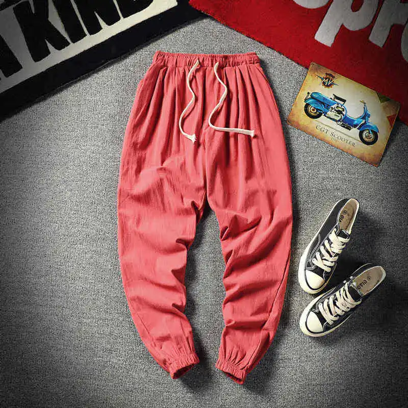 Large Size Linen Pants Men's Thin Summer Wear Loose Casual Pants Harem Pants Cropped Pants Cotton Linen Pants Men
Large Size Linen Pants Men's Thin Summer Wear Loose Casual Pants Harem Pants Cropped Pants Cotton Linen Pants Men