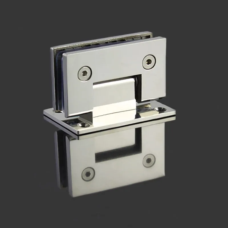 304 stainless steel 5 cm precision casting bathroom glass folding shower room 90 degree two way hinge (H-001)
304 stainless steel 5 cm precision casting bathroom glass folding shower room 90 degree two way hinge (H-001)