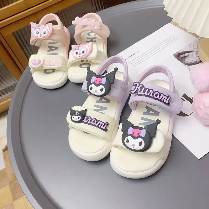 Kawaii Sanrio Anime Kuromi Beach Shoes Cute Cartoon Character Girly Heart Comfort Children Sandals Toys for Girls
Kawaii Sanrio Anime Kuromi Beach Shoes Cute Cartoon Character Girly Heart Comfort Children Sandals Toys for Girls
