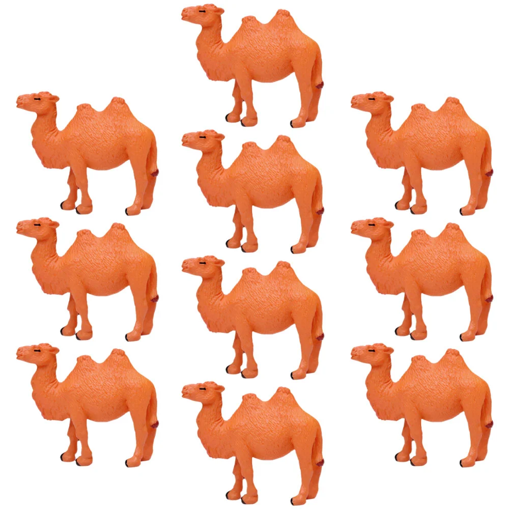 

10pcs Decorative Camel Figurines Camel Figures Camel Models Desktop Ornaments Miniature Camel Toys Camel Statues