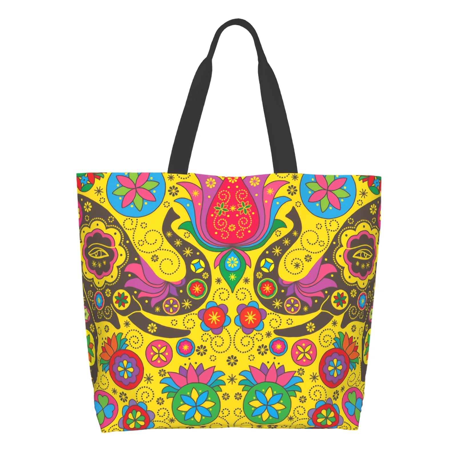 Colorful Elephants Shopping Bag Reusable Indian Tote Bag Oriental Shoulder Bag Casual Lightweight Large Capacity
Colorful Elephants Shopping Bag Reusable Indian Tote Bag Oriental Shoulder Bag Casual Lightweight Large Capacity