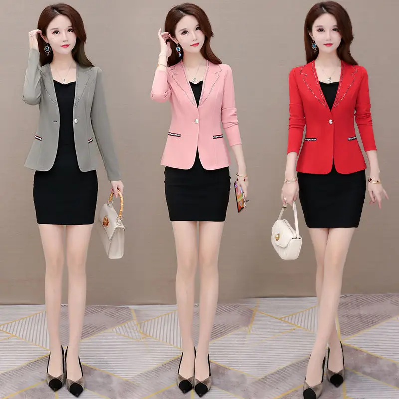 Women Feminino Spring OL Style Slim Female Short Woman Clothes Jackets Suits Outwear Coat Women's Jacket Large Size 5XL E291
Women Feminino Spring OL Style Slim Female Short Woman Clothes Jackets Suits Outwear Coat Women's Jacket Large Size 5XL E291
