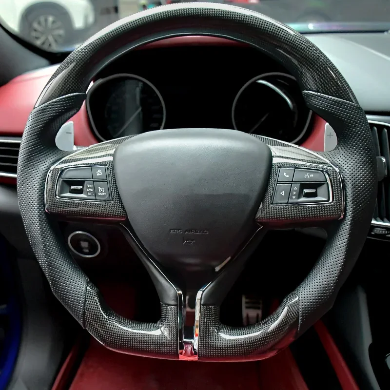Гоночное Спортивное Рулевое колесо из углеродного волокна на заказ для Maserati ghiали Modena Levante 2020 2021 2022
Гоночное Спортивное Рулевое колесо из углеродного волокна на заказ для Maserati ghiали Modena Levante 2020 2021 2022