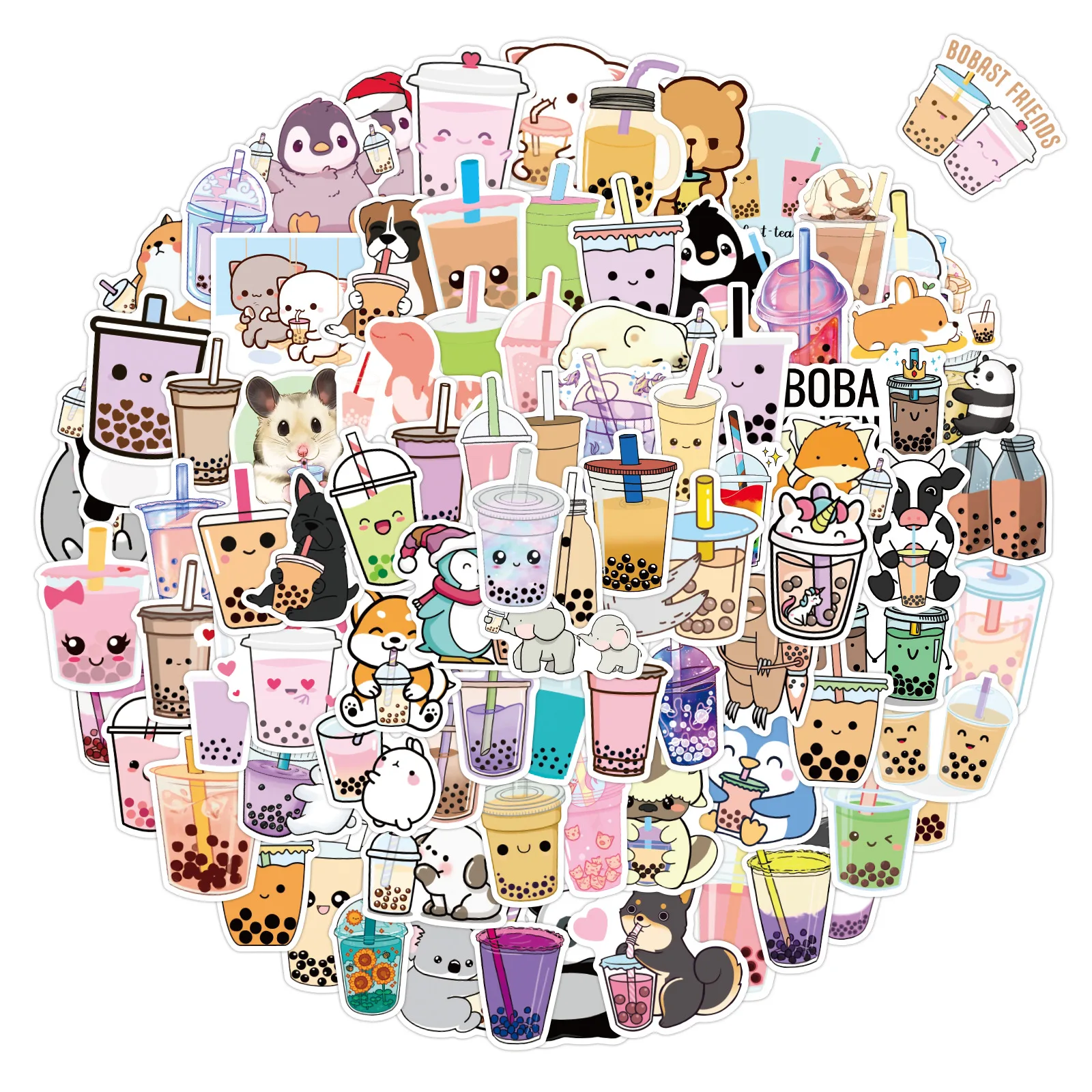 100pcs Cute Milk Tea Cartoon Graffiti Stickers Cute Water Cup Hand Account Personality Decorative Stickers
100pcs Cute Milk Tea Cartoon Graffiti Stickers Cute Water Cup Hand Account Personality Decorative Stickers