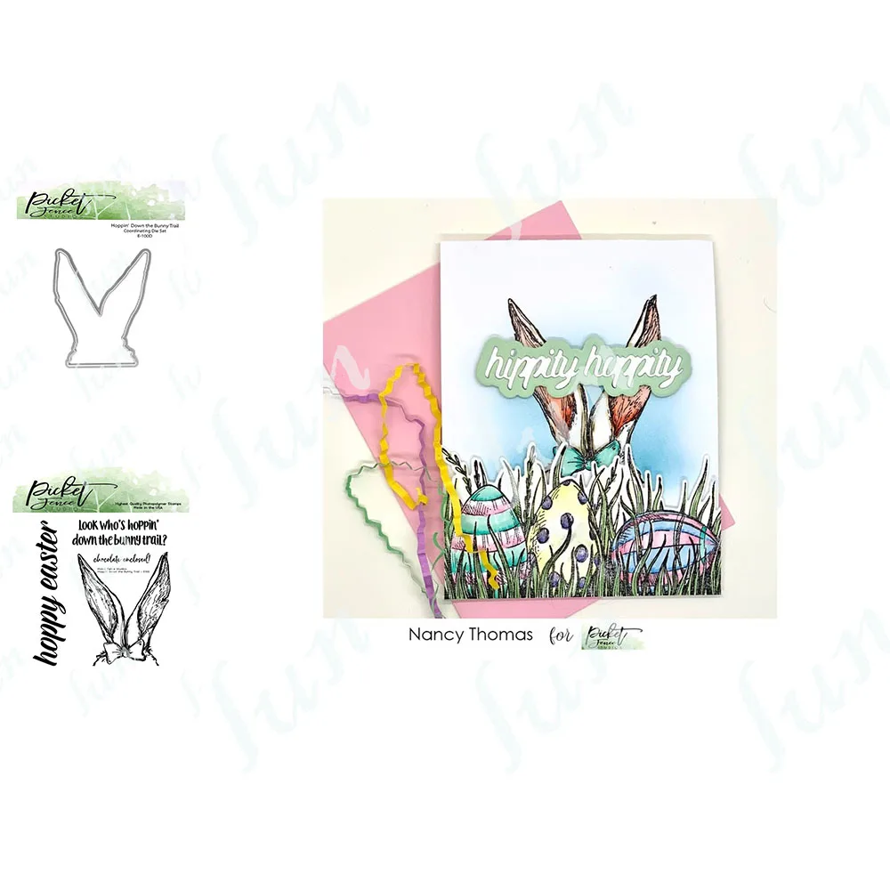 Hoppin Down the Bunny Trail 2022 Easter New Metal Cutting Dies Reusable Handmade Diy Scrapbooking Greeting Card Decoration Mold
Hoppin Down the Bunny Trail 2022 Easter New Metal Cutting Dies Reusable Handmade Diy Scrapbooking Greeting Card Decoration Mold