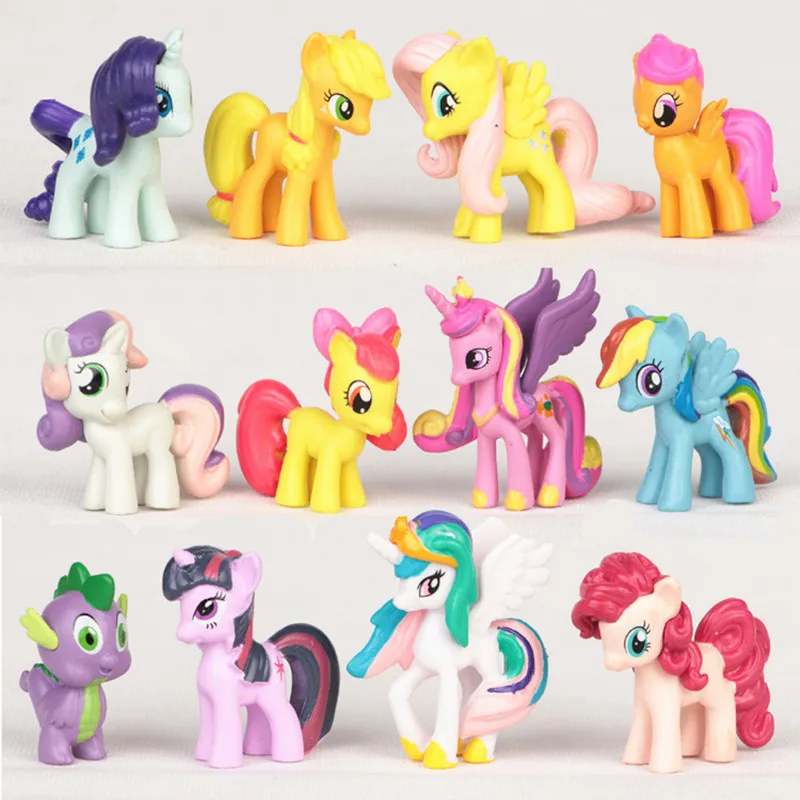 12 Pcs/set My Little Pony Action Figures Toy PVC Cartoon Anime Twilight Sparkle Cute Toys Figure Dolls Girl's Birthday Gifts
12 Pcs/set My Little Pony Action Figures Toy PVC Cartoon Anime Twilight Sparkle Cute Toys Figure Dolls Girl's Birthday Gifts