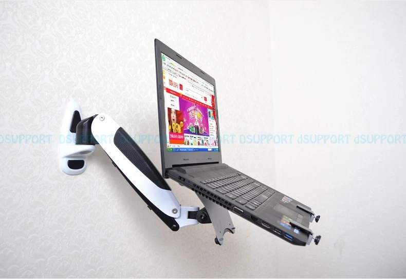 Gas Spring Wall Mount Laptop Holder Arm Aluminum Alloy Full Motion 10-17 inch Laptop Mount Stand Lapdesk GM111W-LDM
Gas Spring Wall Mount Laptop Holder Arm Aluminum Alloy Full Motion 10-17 inch Laptop Mount Stand Lapdesk GM111W-LDM
