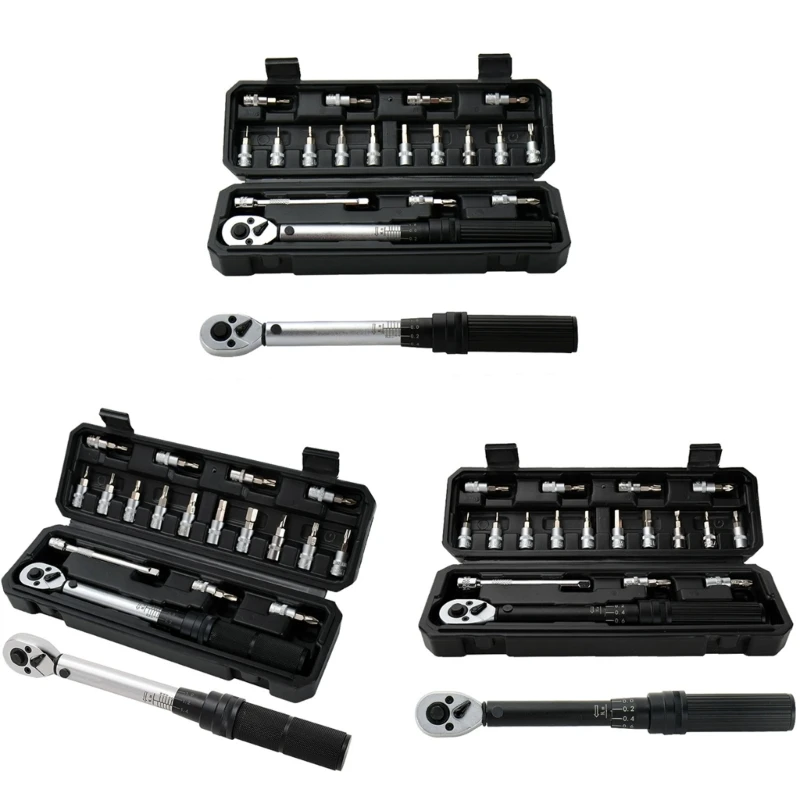 Torque Wrench Set Bike Outdoor Tools 2-20Nm Torque Mechanically Adjustable Preset Torque Detection Tool 87HA
Torque Wrench Set Bike Outdoor Tools 2-20Nm Torque Mechanically Adjustable Preset Torque Detection Tool 87HA