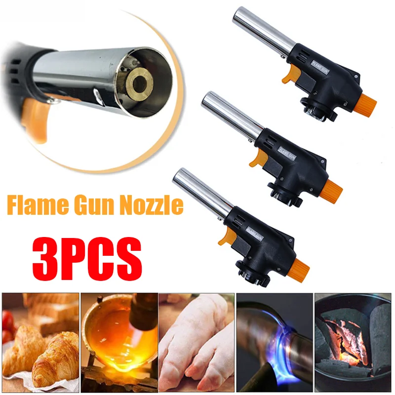 1/2/3 PCS BBQ Cooking Welding Gas Torch Flame Gun Nozzle Outdoor Camping Ignition Flamethrower Heating Butane Burner
1/2/3 PCS BBQ Cooking Welding Gas Torch Flame Gun Nozzle Outdoor Camping Ignition Flamethrower Heating Butane Burner