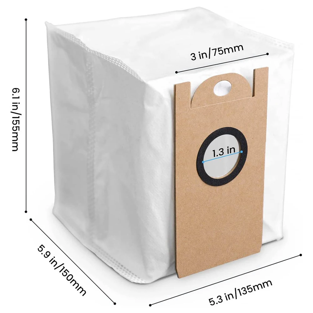 6 Pcs Replacement Dust Bags For Amarey A90+ Self-Emptying Robot Sweeping Parts Household Vacuum Cleaner Part Tool
6 Pcs Replacement Dust Bags For Amarey A90+ Self-Emptying Robot Sweeping Parts Household Vacuum Cleaner Part Tool