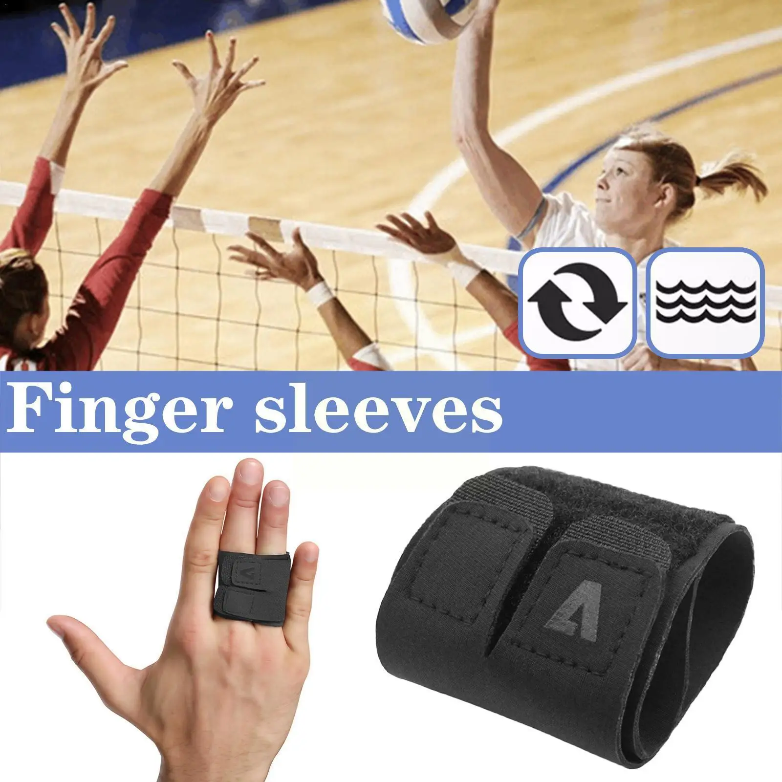 

1pc Finger Splint Wraps Adjustable Finger Brace Finger Guards For Arthritis Sport Finger Support Sleeves Protector G8a4
