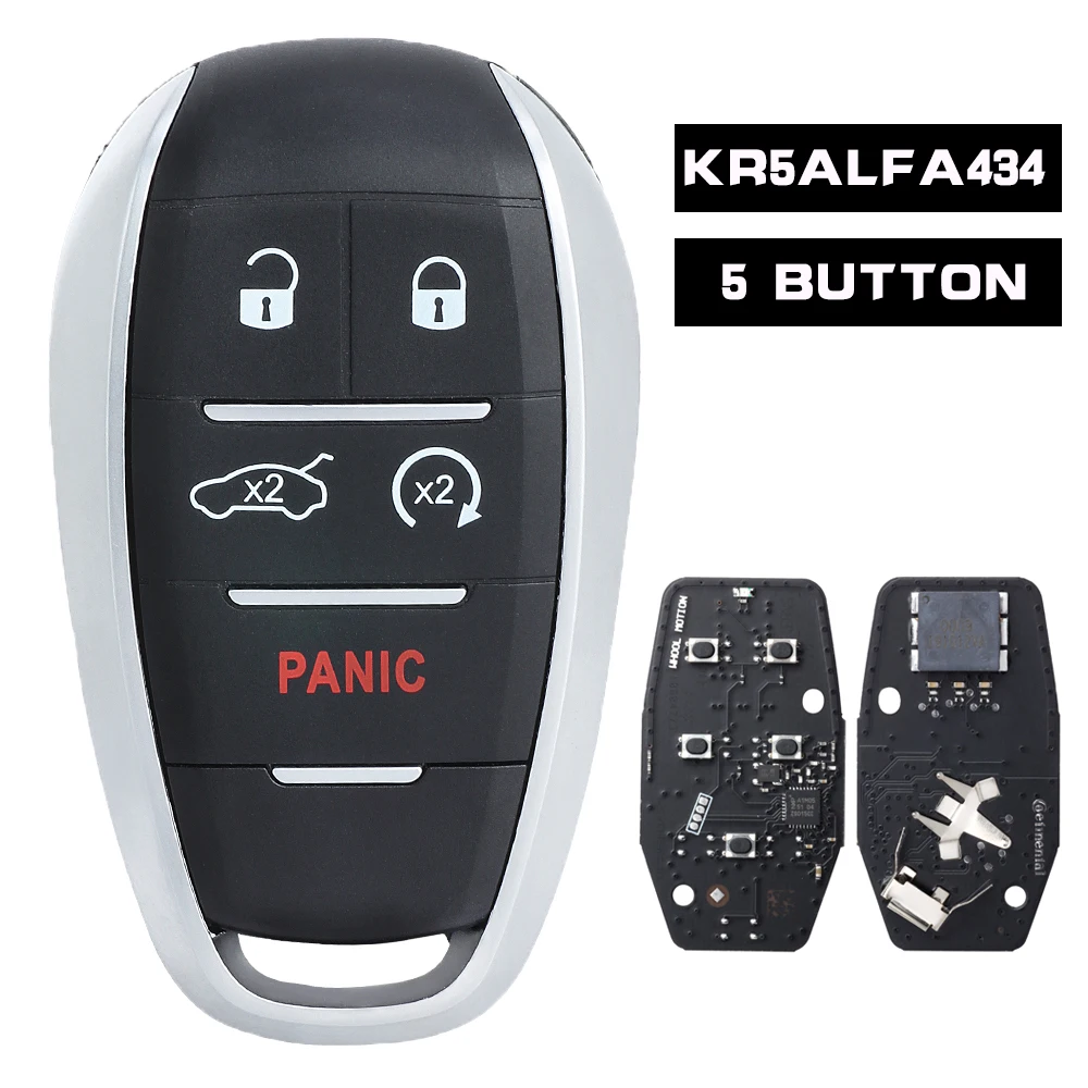 KEYECU KR5ALFA434, A2C 97635100 433 МГц 4A чип дистанционного управления без ключа смарт-брелок для Alfa Romeo Giulia Stelvio 2017 2018 2019 2020
KEYECU KR5ALFA434, A2C 97635100 433 МГц 4A чип дистанционного управления без ключа смарт-брелок для Alfa Romeo Giulia Stelvio 2017 2018 2019 2020