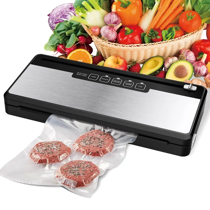 Vacuum Sealer Machine, Manual Food Vacuum Sealer & Powerful Automatic with Strong Suction & Easy Operation, Compact & Multipurpo
Vacuum Sealer Machine, Manual Food Vacuum Sealer & Powerful Automatic with Strong Suction & Easy Operation, Compact & Multipurpo