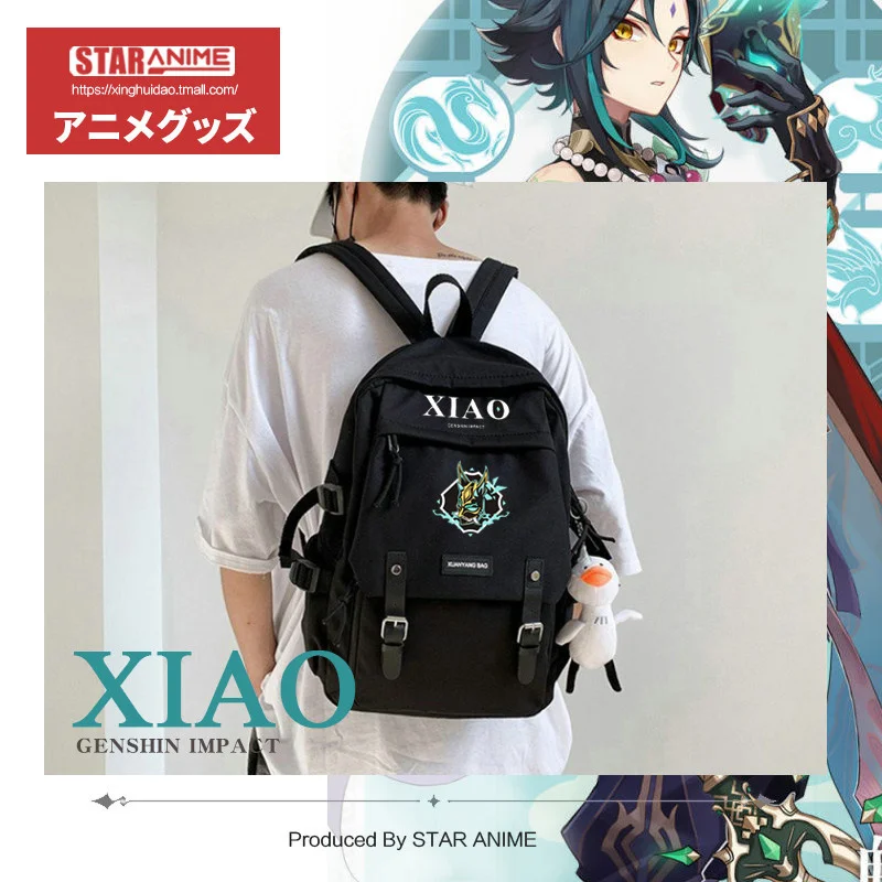 Anime Genshin Impact Keqing Xiao Zhongli Klee Unisex High Capacity Backpack Schoolbag Laptop Travel Bag Fashion Student Knapsack
Anime Genshin Impact Keqing Xiao Zhongli Klee Unisex High Capacity Backpack Schoolbag Laptop Travel Bag Fashion Student Knapsack