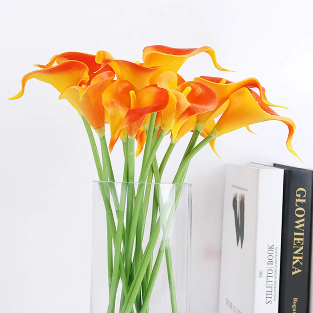 10Pcs Artificial Calla Lily Flowers Real Touch Colorful PE Mini Calla Lily Bouquet For Wedding Bridal Home DIY Flower Decoration
10Pcs Artificial Calla Lily Flowers Real Touch Colorful PE Mini Calla Lily Bouquet For Wedding Bridal Home DIY Flower Decoration
