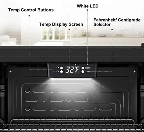 Beverage Refrigerator Cooler - 130 Can Mini Fridge with Reversible Glass Door & Adjustable Shelves for Soda Beer or Wine - S The
Beverage Refrigerator Cooler - 130 Can Mini Fridge with Reversible Glass Door & Adjustable Shelves for Soda Beer or Wine - S The