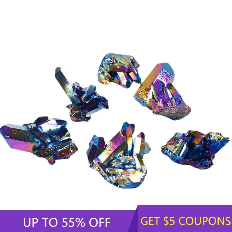 15g Natural Aura Rainbow Titanium Bismuth Crystal Cluster Quartz Gemstone Specimens VUG Healing Mineral Rock Stone Home Decor
15g Natural Aura Rainbow Titanium Bismuth Crystal Cluster Quartz Gemstone Specimens VUG Healing Mineral Rock Stone Home Decor