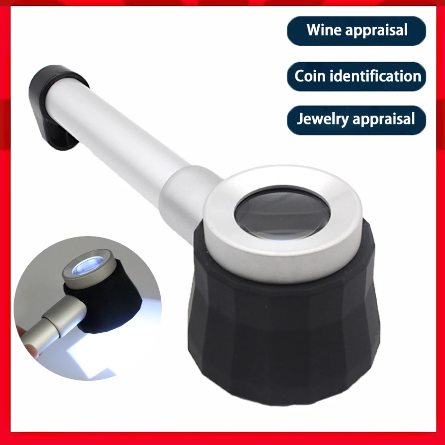 Handheld Magnifier 10X Folding Metal Magnifiers Linen Tester Cloth Thread Counter Magnifier Glass With UV Light Calibration
Handheld Magnifier 10X Folding Metal Magnifiers Linen Tester Cloth Thread Counter Magnifier Glass With UV Light Calibration