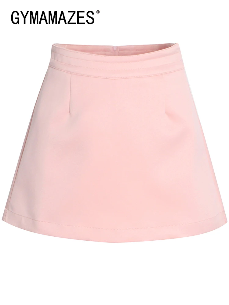 GYMAMAZES Pink Short Pants For Women High Waist Patchwork Zipper Solid Minimalist Loose Shorts Female Summer Clothing 2022 Style
GYMAMAZES Pink Short Pants For Women High Waist Patchwork Zipper Solid Minimalist Loose Shorts Female Summer Clothing 2022 Style
