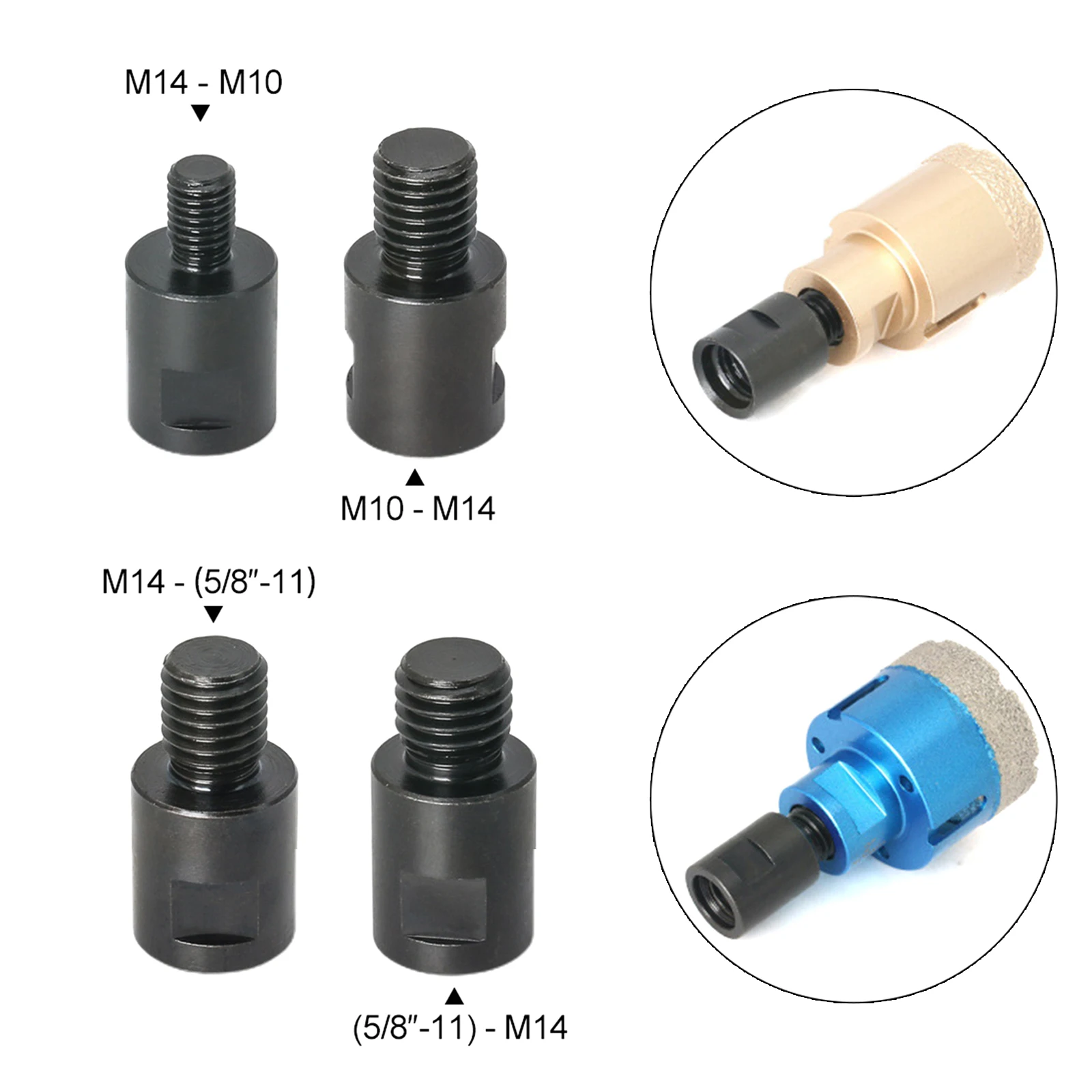 Angle Grinder Adapter Converter M10 M14 5/8-11 Converter Adapter Arbor Connector For Polishing Pad Hole Saw Grinding Cutter
Angle Grinder Adapter Converter M10 M14 5/8-11 Converter Adapter Arbor Connector For Polishing Pad Hole Saw Grinding Cutter