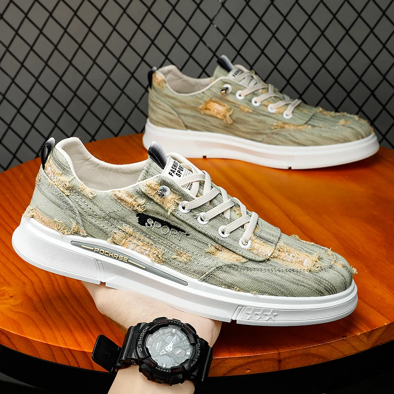 Модная парусиновая обувь для мужчин, повседневные кроссовки, дышащая Высококачественная Мужская Вулканизированная обувь, качественные му...
Модная парусиновая обувь для мужчин, повседневные кроссовки, дышащая Высококачественная Мужская Вулканизированная обувь, качественные му...